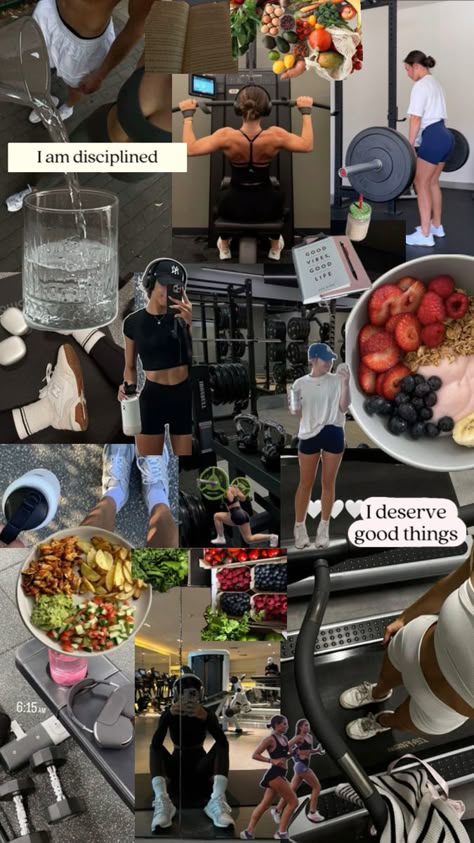 Gym Motivation Collage, Gym Collage Wallpaper, Sports Vision Board, October Intentions, Gym Motivation Women, Action Board, Fitness Vision Board, Motivation Sport, Winter Arc