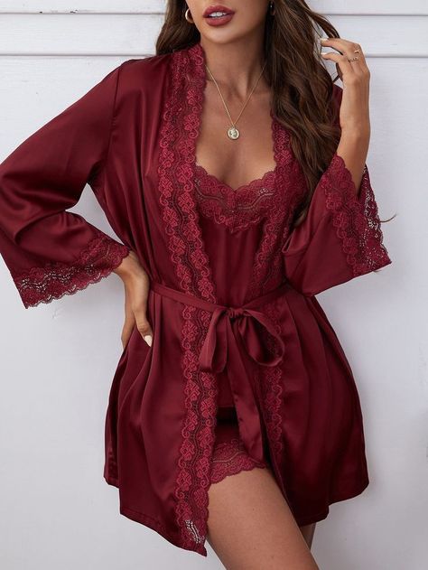 Satin Bathrobe, Women Nightwear Dresses, Mesh Robe, Night Wear Dress, Perfect Capsule Wardrobe, Silky Robe, Satin Pj Set, Soft Robes, Belted Robe