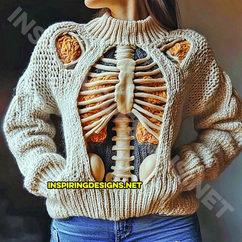 Let’s dive into the wonderfully weird and fabulously funky world of human anatomy sweaters. Picture this: you’re strolling down the street, and heads turn. Why? Because your sweater isn’t just any old knit. It’s a vivid, lifelike representation of the human body, showcasing everything from your heart and lungs to your digestive system and even … Heart And Lungs, Backyard Fences, The Human Body, Human Anatomy, Lungs, Picture This, Digestive System, Knit Pullover, Dream Wedding Dresses