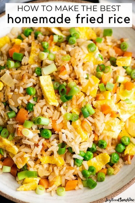 Easy Vegetable Fried Rice, Veggie Fried Rice Recipe, Refried Rice Recipes Chinese, Refried Rice Recipes, Vegetable Fried Rice With Egg, Refried Rice, Vegetable Fried Rice Recipe Easy, Veggie Fried Rice With Egg, Egg Fried Rice Recipe Easy