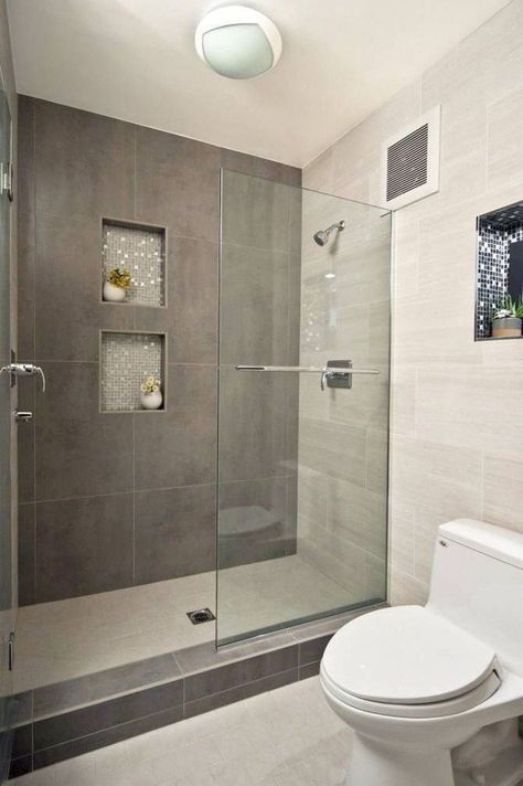 Makeover Kamar Mandi, Small Bathroom With Shower, Bilik Air, Small Remodel, Bathroom Remodel Shower, Bohol, Trendy Bathroom, Bad Design, Small Bathroom Design