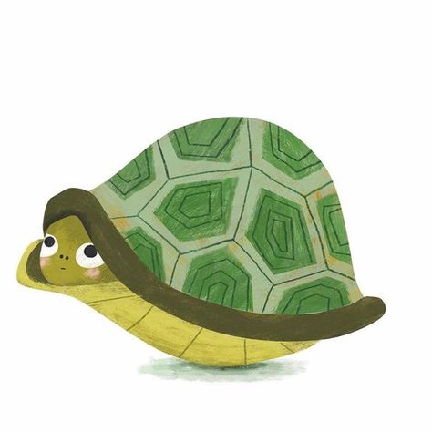 Cute Turtle Illustration, Turtle Illustration Cute, Turtle Illustration Design, Turtle Drawing Cute, Turtle Character Design, Cute Turtle Art, Turtle Animation, Turtles Illustration, Turtle Character