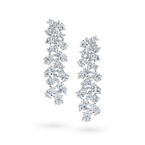 Harry Winston Diamond Earrings, Harry Winston Engagement, Harry Winston Jewelry, Harry Winston Diamond, Expensive Diamond, Diamond Jewelry Set, Jewelry Styles, Harry Winston, Fine Jewels