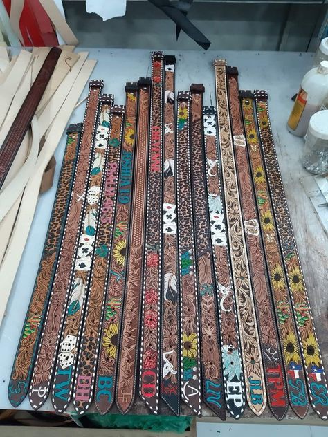 Western Leather Belts For Women, Western Belt Designs, Custom Leather Belts With Name, Tooled Leather Belts Women, Custom Leather Belts Western, Western Leather Belt Designs, Custom Western Belts, Custom Leather Belt, Custom Tooled Leather Belts