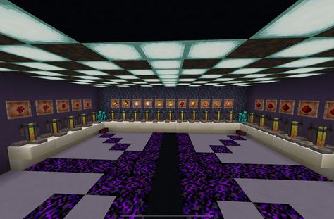 Minecraft potion room idea Click link to see rest of room :) Minecraft Armor Room Ideas, Room Idea Minecraft, Minecraft Alchemy Room Ideas, Armor Room Minecraft, Potion Room Minecraft, Minecraft Alchemy Room, Minecraft Armory Room, Minecraft Potion Room Ideas, Chest Room Minecraft