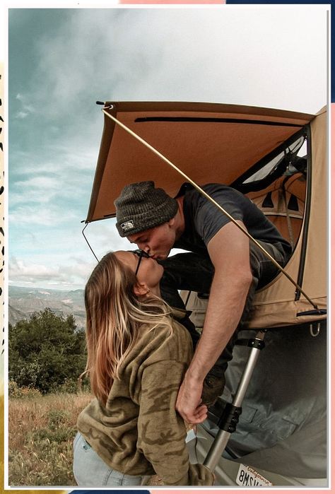 Planning a rooftop tent camping adventure? Look no further! Discover 8 essential tips to make your experience unforgettable. From choosing the perfect rooftop tent to packing smart and staying safe, this guide has got you covered. Get ready for an epic outdoor journey with these expert-approved tips for rooftop tent camping. Rooftop Tent Aesthetic, Tent Aesthetic, Tent Camping Tips, Camping Ideas For Couples, Rooftop Tent Camping, Bestie Poses, Tent Photography, Camping Photos, Camping Couple