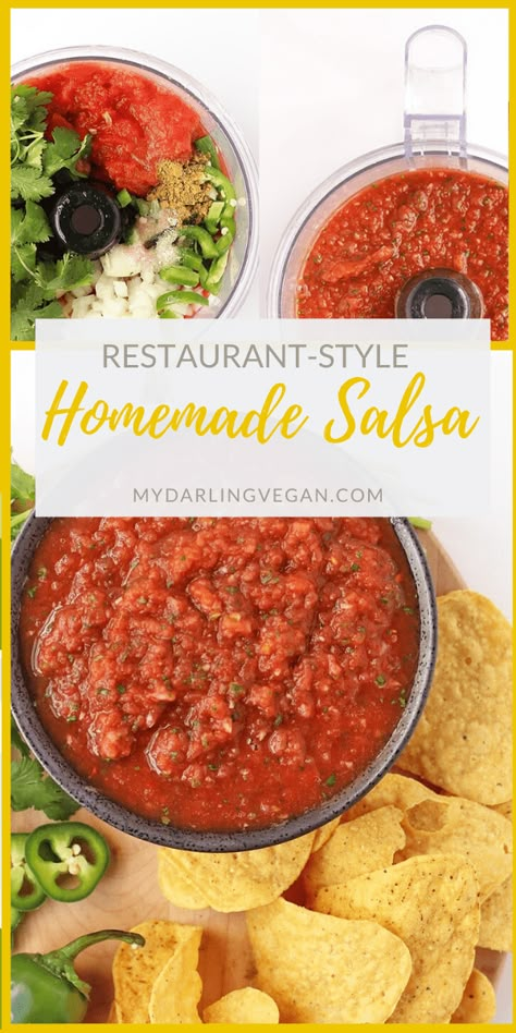 Chili Soup Recipes, Home Made Salsa, Roasted Salsa Recipe, Restaurant Style Salsa Recipe, Easy Homemade Salsa Recipe, Southern Meals, Healthy Superbowl Appetizers, Sweet Salsa, Roasted Salsa