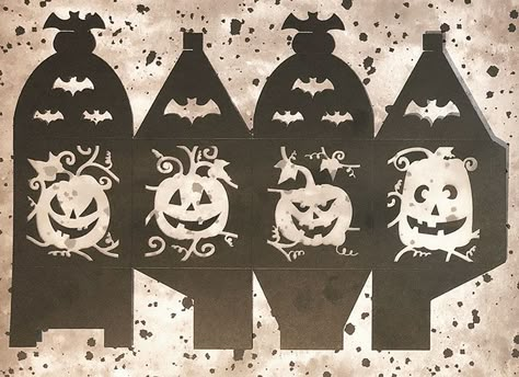 Free Paper Jack O'Lantern Luminary SVG for Halloween - Fright At Home Paper Lantern Halloween, Pumpkin Lanterns Diy, Halloween Paper Lanterns, Halloween Lanterns Diy, Free Halloween Svg, Halloween Diy Paper, Halloween Luminaries, Imprimibles Halloween, Halloween Silhouette