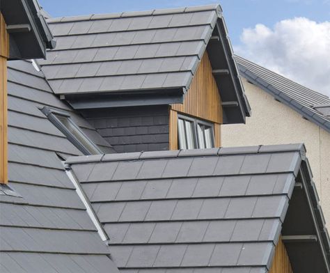 Mixed Roofing Materials, Concrete Roof Tiles Colors, Marley Modern Roof Tiles, Flat Roof Drainage Detail, Roof Tile Texture Architecture, Ridge Tiles, Concrete Roof Tiles, Slate Roof Tiles, Interlocking Tile