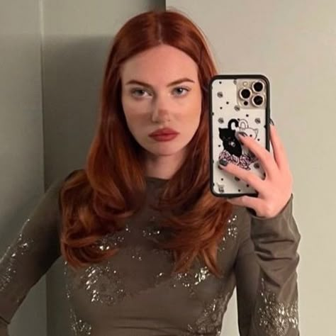 Ginger, Mirror, Red, Hair