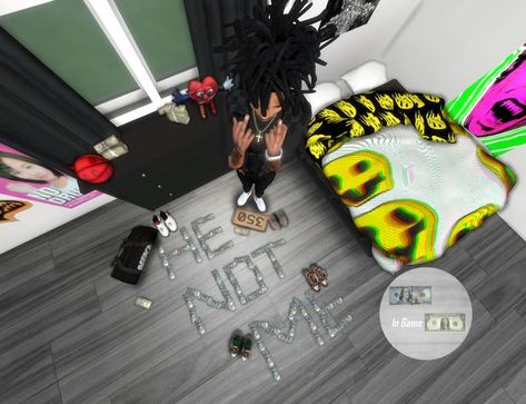 King Von Sims 4, Sims 4 Cc Male Room Decor, Sims 4 Male Decor Cc, Sims 4 Hypebeast Decor Cc, 4 Piercings, Sims 4 Cas Background, Sims4 House, Ts4 Clothes, Sims 4 Male Clothes