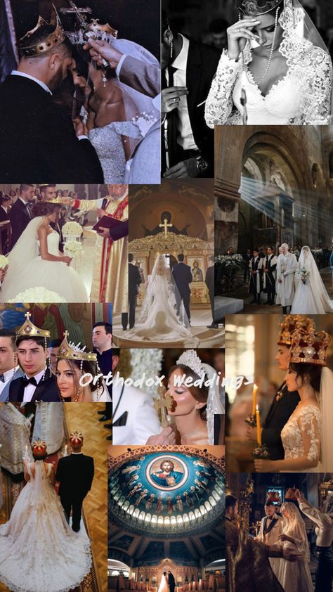 Christian Wedding Aesthetic, Orthodox Church Aesthetic, Orthodox Marriage, Orthodox Christian Wedding, Christos Anesti, Church Aesthetic, Greek Beauty, Orthodox Wedding, Orthodox Christianity