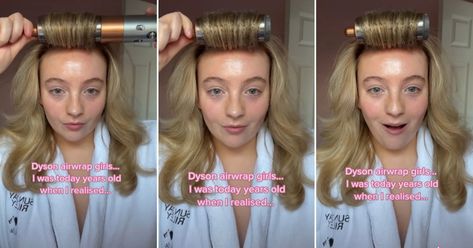 It'll give you the salon look at home. Dyson Air Wrap, Air Wrap, Bouncy Blow Dry, Queen Kate, Dyson Airwrap, Voluminous Hair, Beauty Influencer, Hair Rollers, Popular Hairstyles