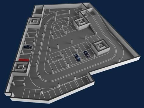 Apartment Site Plan, Site Plan Architecture, Parking Entrance, Car Park Design, Parking Plan, Basement Parking, Parking Building, Underground Parking, Plan Architecture