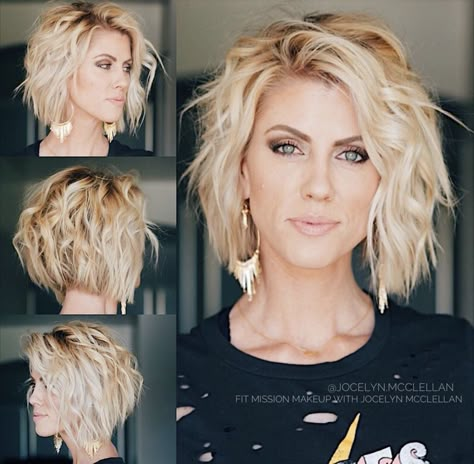 Easy Curls, Short Blonde Bobs, Light Curls, How To Curl Short Hair, Short Blonde, Blonde Bobs, Short Blonde Hair, Short Hair With Layers, Short Bob Hairstyles