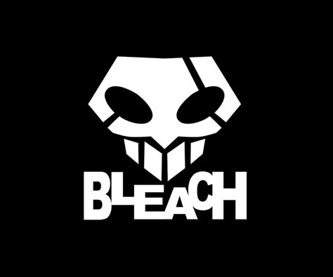 Bleach Title Logo, Bleach Symbol Anime, Anime Symbols Logos Design, Bleach Anime Logo, Anime Logos Symbols, Bleach Symbol, Bleach Logo, Kon Bleach, Bleach Tattoo