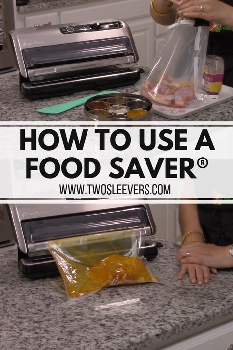 How to Use a Food Saver | Vacuum Sealing | How to Vacuum Seal | Food Saver Review | Meal Prep | Meal Prep Ideas | Vacuum Sealing Food | Vacuum Sealing Meal Prep | TwoSleevers #ad #PrepNowSavorLater #StockPrepWin @foodsaver Vacuum Seal Meal Prep, Homestead Storage, Foodsaver Hacks, Food Saver Hacks, Food Conservation, Storing Food Long Term, Vacuum Sealing Food, Food Saver Vacuum Sealer, Food Dehydration