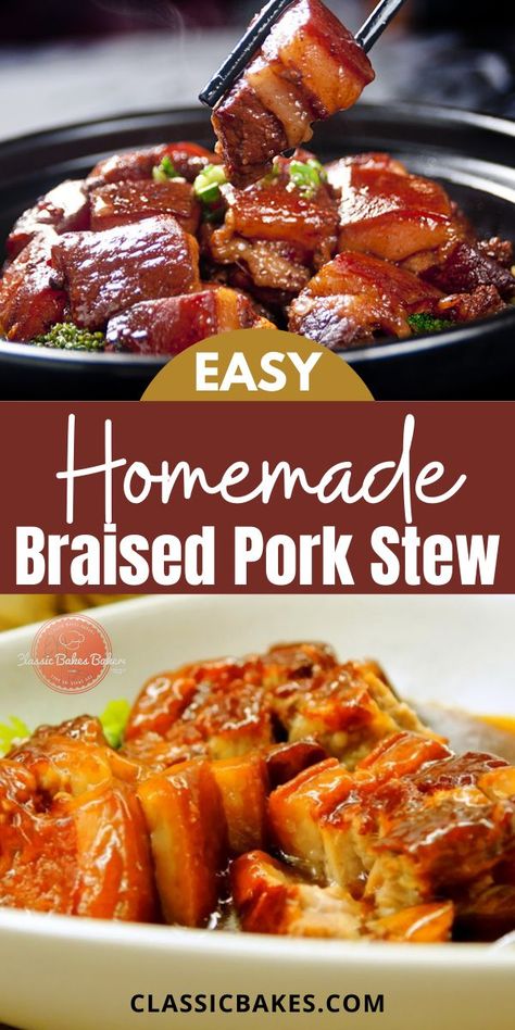 Pork Stew Meat Recipes, Pork Stew Meat, Pork Stew Recipes, Seafood Dinners, Stew Meat Recipes, Pork Belly Recipes, Pork Stew, Ground Beef Dishes, So Hungry