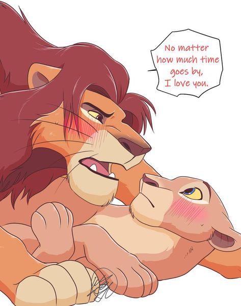 No matter how much time goes by, I love you. by sasamaru-lion on DeviantArt Leon Logo, Lion King Simba's Pride, King Drawing, King Pictures, Lion King Drawings, Lion King Pictures, Lion King Fan Art, Simba And Nala, Graffiti Wallpaper Iphone