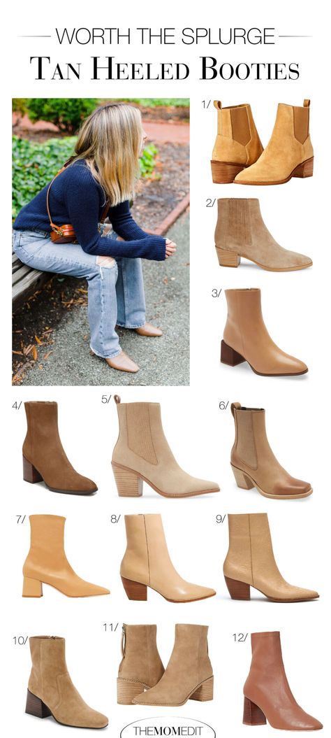 Women’s Brown Boots Outfit, Tan Mid Calf Boots Outfit, Light Ankle Boots, Light Tan Ankle Boots, Womens Tan Boots, Beige Suede Ankle Boots Outfit, Light Tan Cowboy Boots Outfit, Short Tan Boots Outfit, Tan Boots Women