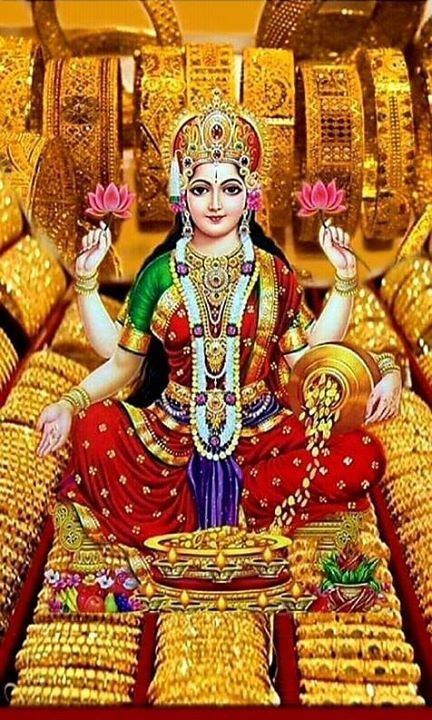 Goddess Lakshmi- A Day of Preciousness, Vanishes Misfortunes, Bless Royalty, Gain Abundance, Win Sovereignty Happy Navratri Images Hd, Navratri Images Hd, Mahalakshmi Goddesses Hd Wallpaper, Navratri Photo, Lakshmi Photos, Saraswati Goddess, Happy Navratri Images, Indian God, Shakti Goddess