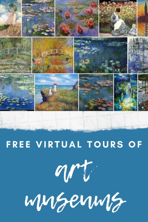 Virtual Museum Tours, Museum Education, Art History Lessons, Homeschool Field Trips, Inside Art, Virtual Walk, History Videos, Virtual Field Trips, Classical Education