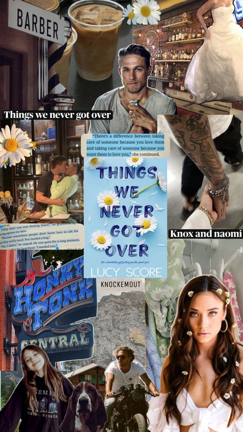 Knox and Naomi Knockemout Book Aesthetic, Knockemount Series Books, Knockemount Aesthetic, Knockmount Series, Latina Princess, Books Collage, Lucy Score, Small Town Romance, Need A Hug