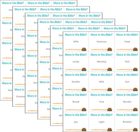 Bible Game for Adults – Where in the Bible Bible Bingo For Adults, Ladies Friendsgiving, Bible Games For Adults, Senior Center Activities, Teen Bible Study, Christian Retreat, Bible Search, Bible Cards, Church Games