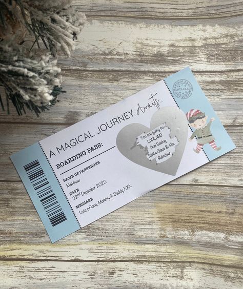 Invite to Lapland Personalised Lapland Reveal Surprise - Etsy UK Lapland Reveal, The Magic Of Christmas, Magic Of Christmas, Cherished Memories, Christmas Season, Us Images, Kraft Envelopes, Christmas Magic, Christmas Seasons