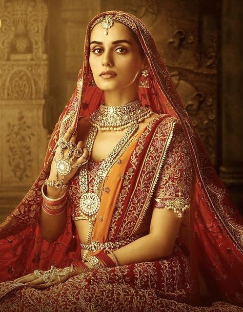 Manushi Chhillar in Yuvti by Bhupendra Singh in Samrat Prithviraj Manushi Chhillar, Orange Lehenga, Wedding Lehenga Designs, Indian Bride Outfits, Indian Bridal Lehenga, Lehenga Style, Bridal Photoshoot, Orange Wedding, Wedding Lehenga