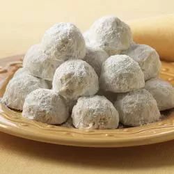 McCormick® Pecan Cookie Balls Pecan Cookie Balls, Mexican Wedding Cake Cookies, Mexican Wedding Cookies Recipes, Cookie Balls Recipe, Wedding Cookies Recipe, Pecan Cookie, Pecan Snowball Cookies, Mexican Wedding Cake, Cookie Balls