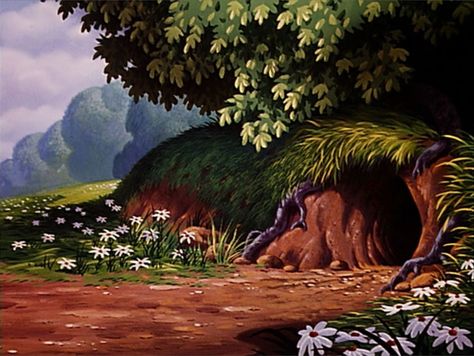 Animation Backgrounds: ALICE IN WONDERLAND: Follow That Rabbit! Alice In Wonderland Background, Pixel Kawaii, Alice In Wonderland Rabbit, Wonderland Background, Alice In Wonderland Characters, Alice In Wonderland 1951, Rabbit Houses, Wonderland Aesthetic, Alice In Wonderland Aesthetic