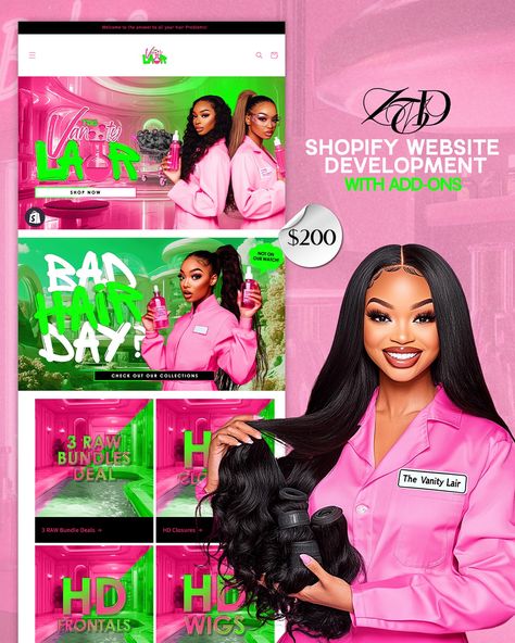 Did someone say website development? I got you!😉 Let’s get into this science themed website 🧪 My client requested a lab/lair concept first for her logo design and now her website. She wanted a science pink luxury themed site. With the add-on of her custom AI Images, this website was brought to LIFE 🤩 A mixture of professionalism, fun, and science 🧬 If you’re ready to turn your vision into your brand, send us an inbox @zeethedesigner to get started⭐️ 🔗 zeethedesigner.org 📧 zeethedesigner87... Girly Graphic Design, Designer Website Design, Website Banner Design, Pink Luxury, Small Business Organization, Science Themes, Mirror Pics, Shopify Website, Website Banner