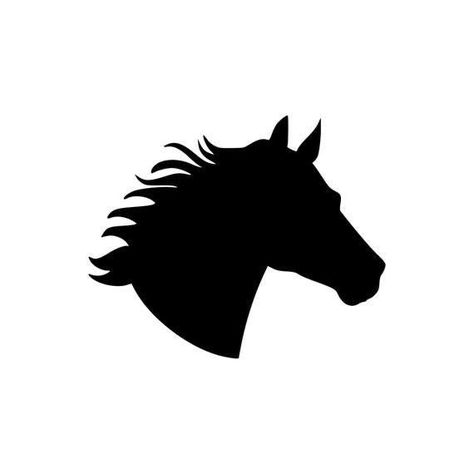 Horse Sillhoute, Horse Head Silhouette, Equestrian Farm, Horse Stencil, Horse Motif, Profile Silhouette, Horse Silhouette, Deer Art, Animal Silhouette