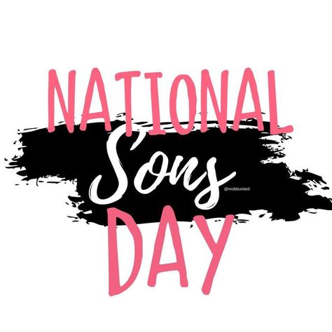 Moms of Black Boys United on Instagram: "Today is National Sons Day! 💙 Tag your sons and leave them a message in the comments! #mobbunited #nationalsonsday" National Sons Day, Sons Day, Son Quotes, Day Quotes, Black Boys, Quote Of The Day, The Unit, Quotes, On Instagram