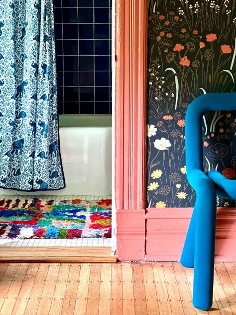 Our 9 Year-Old's Eclectic Bold Bedroom REVEAL - KATE PEARCE VINTAGE Bold Eclectic, Bold Bedroom, Bedroom Reveal, Bedroom Design Inspiration, Eclectic Interior Design, Creative Bedroom, Maximalist Decor, Home Aesthetic, Home Inspo