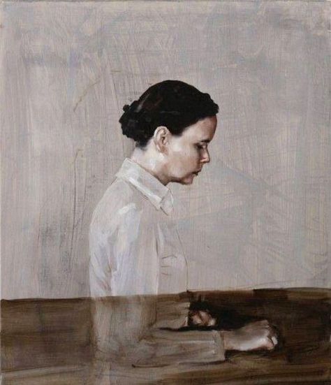 Gus La Brocante on Instagram: “Michael Borremans / Inspiration #michaëlborremans #inspiration #lady #peinture #art #younglady #portrait #profil” Michael Borremans, Luc Tuymans, Mandala Tattoo Design, Art Et Illustration, Art Basel, Art And Illustration, Painting Illustration, Figurative Art, Figure Painting