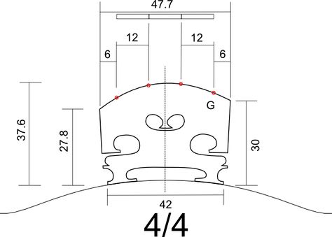 String spacing at the bridge Violin Repair, Violin Bridge, Violin Makers, Luthier Guitar, Violin Art, Violin Design, Violin Strings, Electric Violin, Learn Violin