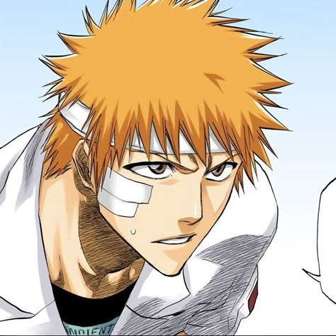 Coloured Manga Pfp, Ichigo Pfp, Ichigo Manga, Tite Kubo, Bleach Ichigo, Byakuya Kuchiki, Toshiro Hitsugaya, Creepy Core, Bleach Anime Ichigo