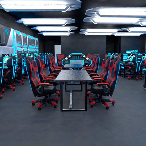 Esports Aesthetic, Hacker Room, Scholarship Money, Cafe Business Plan, Gaming Lounge, Gaming Center, Game Cafe, Internet Cafe, Lounge Interiors