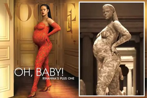 Maternity Fashion: How Rihanna has Influenced it for Every Woman Rihanna Pregnant Photoshoot, Rihanna Pregnant, Sheer Top Outfit, Baby Bump Photoshoot, Form Fitting Clothes, Body Stocking, Sheer Clothing, Stylish Maternity Outfits, Pregnancy Wardrobe