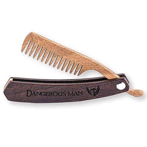 50 Valentine's Day Gifts for Every Special Person in Your Life | Widest Beard Accessories, Handmade Comb, Hair Color Red, Pocket Comb, Dangerous Man, Beard And Mustache, Wood Comb, Beard Comb, Flex Fit Hats