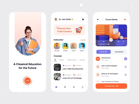 Apps For Education, Uiux Design Inspiration, App Ui Design Inspiration, Student App, App Design Ui, School App, Mobile Ui Design Inspiration, Mobile App Ui Design, Card Ui Design Website