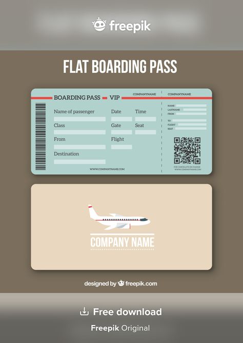 Boarding pass-vorlage mit qr-code in fla... | Free Vector #Freepik #freevector #reise #design #schablone #ticket Flight Ticket Design Template, Boarding Pass Illustration, Boarding Pass Template Free, Free Printable Boarding Pass Template, Fake Boarding Pass Template, Plane Ticket Template, Boarding Pass Invitation Template, Boarding Pass Design, Ticket Design Template