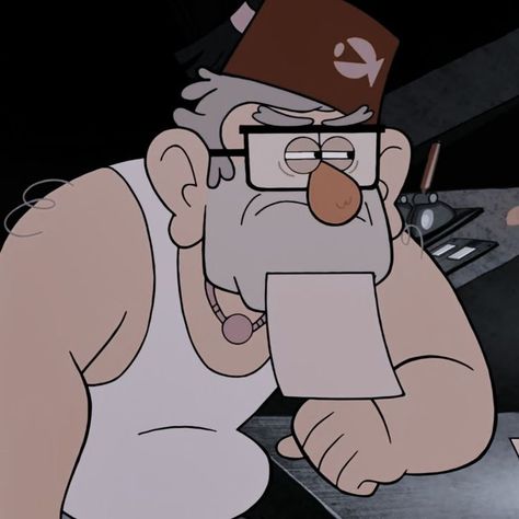 Stanley Pines Pfp, Stanley Pines Icon, Stanford Pines Icon, Stanley Gravity Falls, Gravity Falls Stanley, Stanley Pines, Desenhos Gravity Falls, Fall Faves, Autumn Art