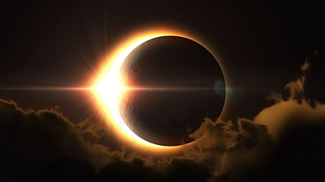 Long Space Widgets, Space Aesthetic Horizontal, Solar Eclipse Aesthetic, Eclipse Background, Eclipse Aesthetic, Eclipse Art, Sun Eclipse, Eclipses Art, Pillars Of Eternity