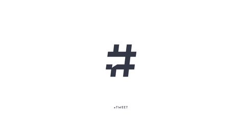 Tweet - Logo Design - Logomark, Hashtag, #, Twitter, Tweet, Speach bubble, Simple, Minimal Hashtag Design Typography, Hashtag Logo Design, Hashtag Logo, Music Logos, Smart Logo, Contemporary Graphic Design, Event Logo, Minimal Logo Design, Identity Design Logo