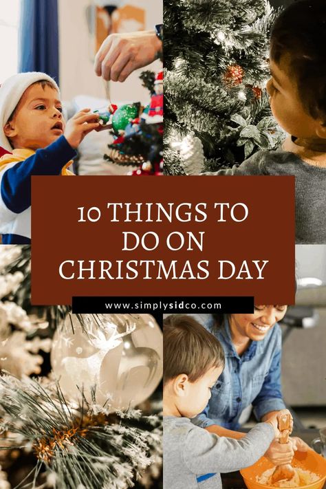 I felt like I was running out of steam on what to do on Christmas Day, but then I found this post! So happy to get some fun and simple ideas on what we can do on Christmas Day as a family. Christmas Day Ideas Families, What To Do On Christmas, Family Fun Night Ideas Kids, Things To Do On Christmas, Christmas Treats To Make, Christmas Day Celebration, Christmas Light Tour, Christmas Activities For Families, Christmas Couples