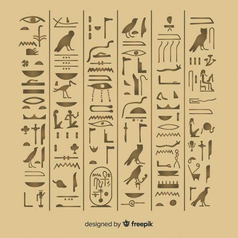 Ancient egypt hieroglyphics background w... | Free Vector #Freepik #freevector #freebackground #freedesign #freeart #freebackdrop Egypt Background, Ancient Egypt Hieroglyphics, Egypt Crafts, Egyptian Drawings, Egypt Hieroglyphics, Egypt Design, Ancient Egyptian Goddess, Ancient Egyptian Symbols, Ancient Egypt History