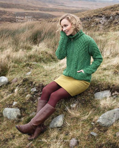 Carraig Donn 2016 Collection  Carraig Donn Irish Knitwear 2016 Collection from the largest Home Based Irish Knitwear Manufacturer. Irish Knitwear at its best. Irish Knitwear, Irish Clothing, Patchwork Cardigan, Collared Greens, Zip Cardigan, Collar Cardigan, Sweater Weather, Knit Cardigan, Spring Fashion